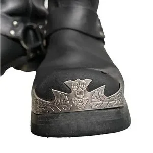 Dingo Chopper Mens Black Leather Biker Boots EUC Size 9D (Regular) dingo | Shoes | Dingo Chopper Mens Black Leather Biker Boots  main image 4